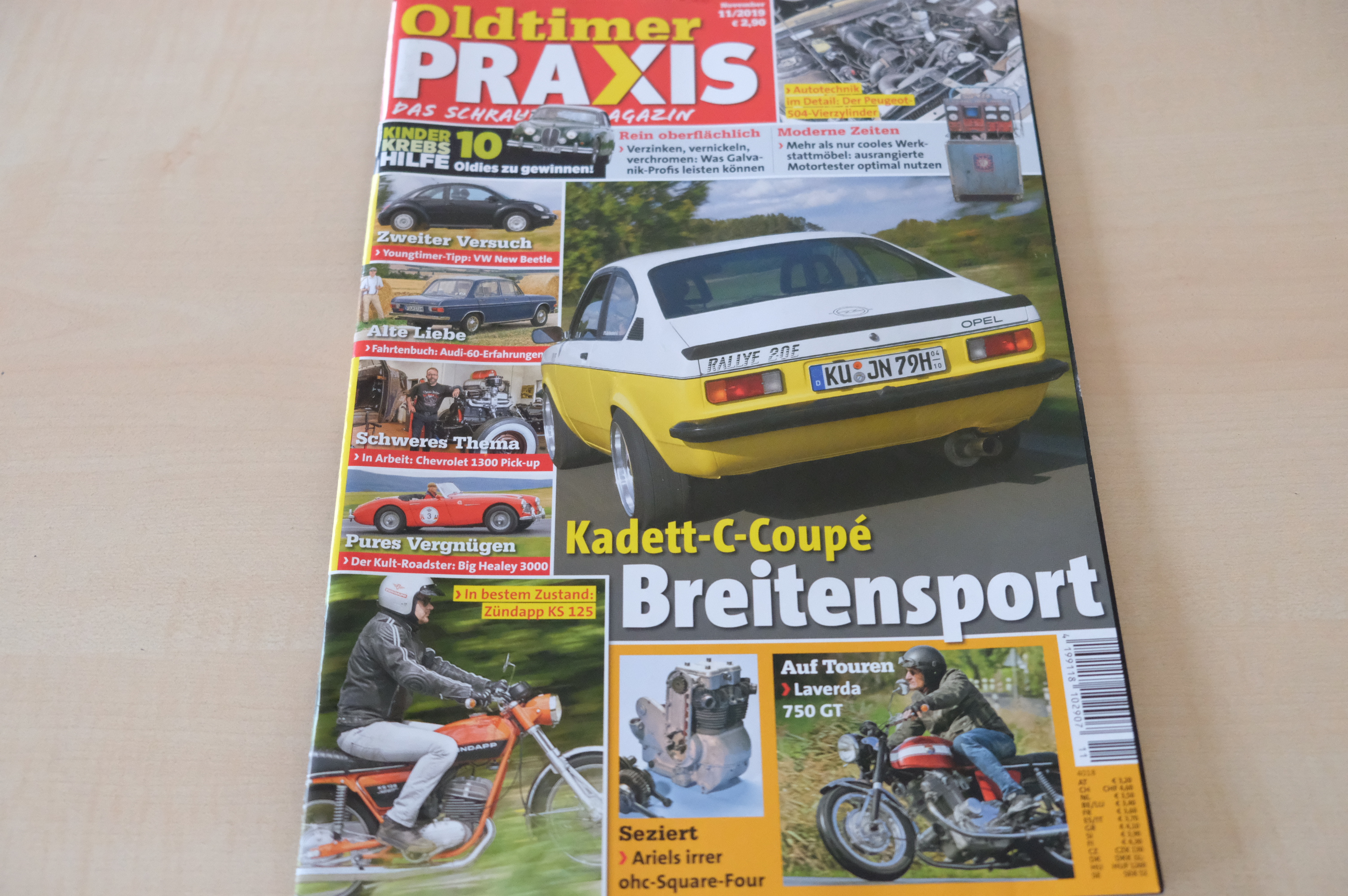 Deckblatt Oldtimer Praxis (11/2019)